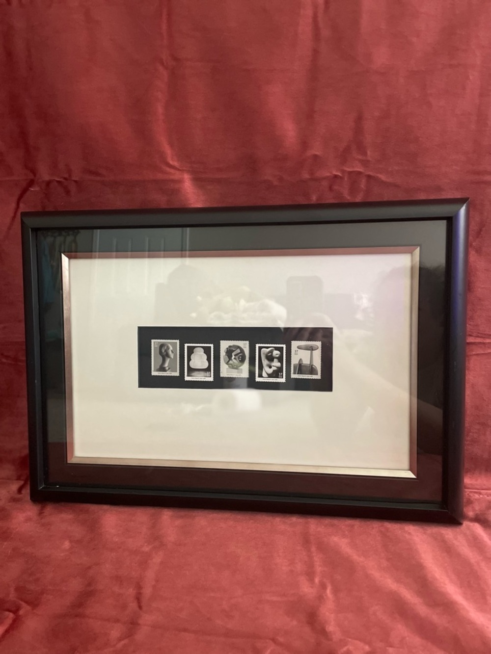 Isamu Noguchi Black Framed Mixed-Media Wall Art